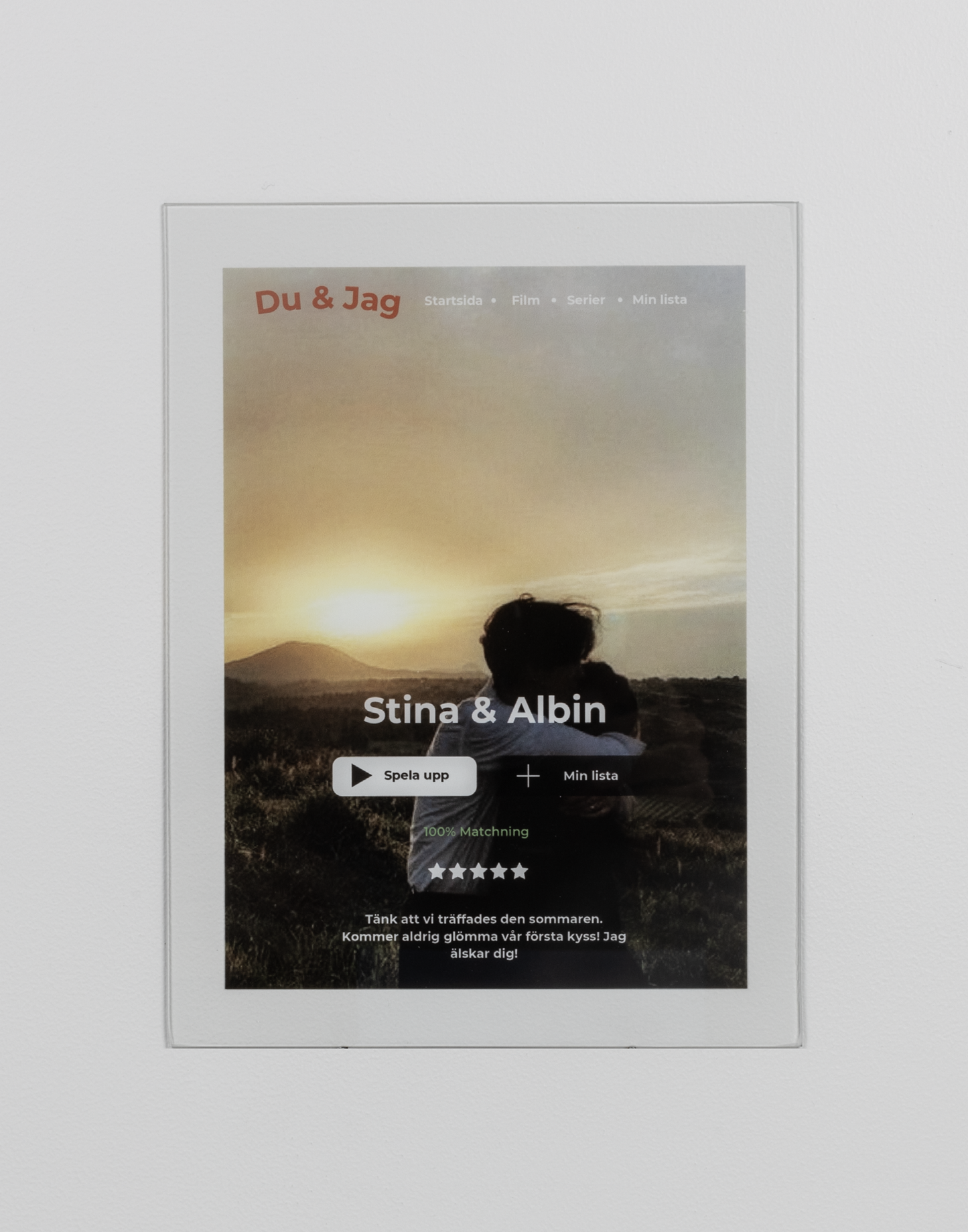 Netflixtavla Liten